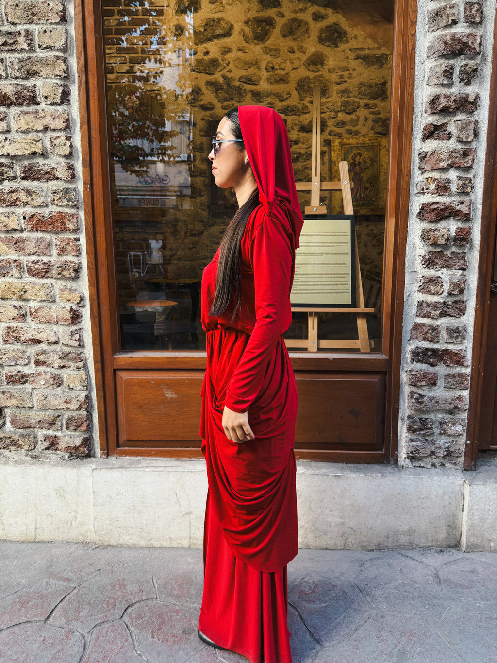 Crimson MUSE evening dress